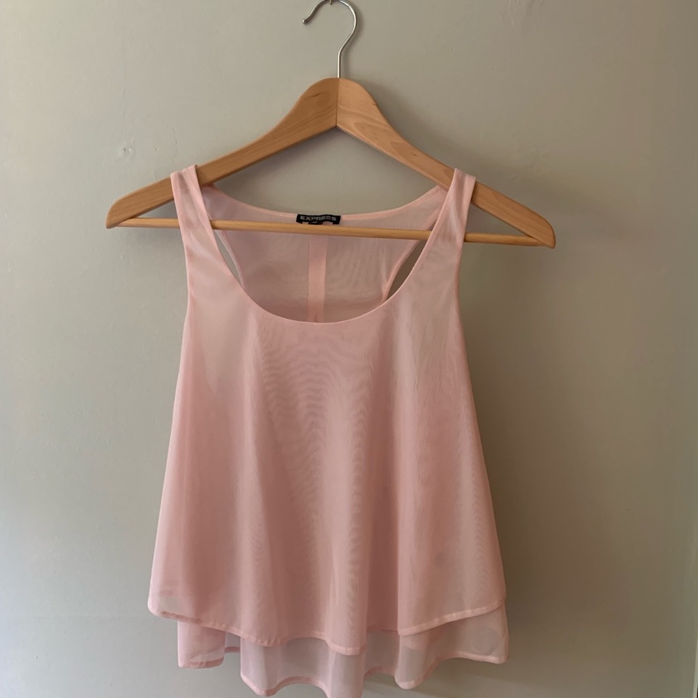 Sleeveless, Express top; worn once